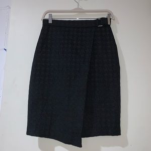 Black Pencil skirt with pattern